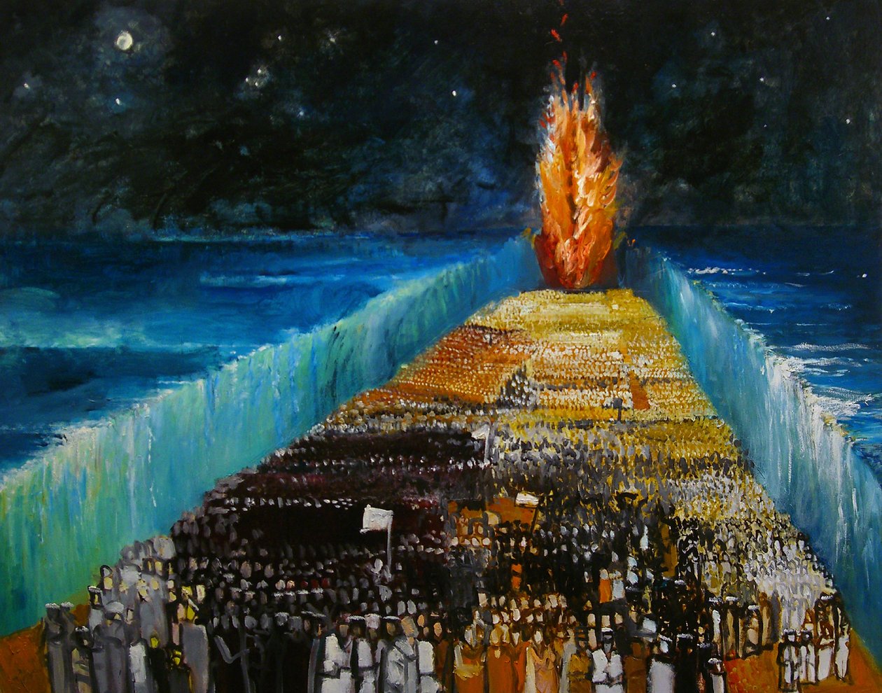 Exodus, 1999 od Richard Contemporary Artist Mcbee