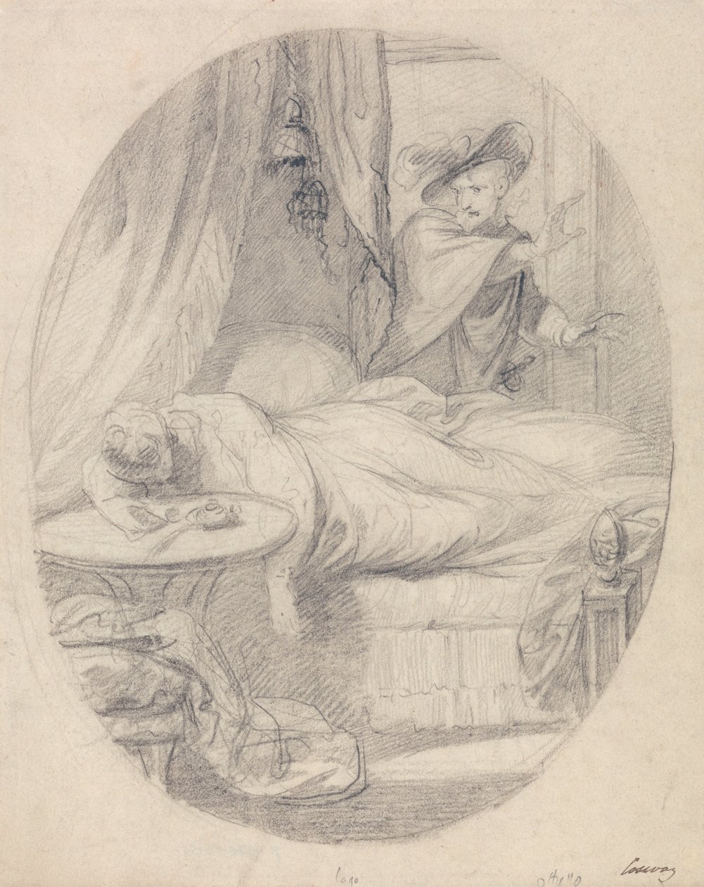 Imogen a Iachimo od Richard Cosway