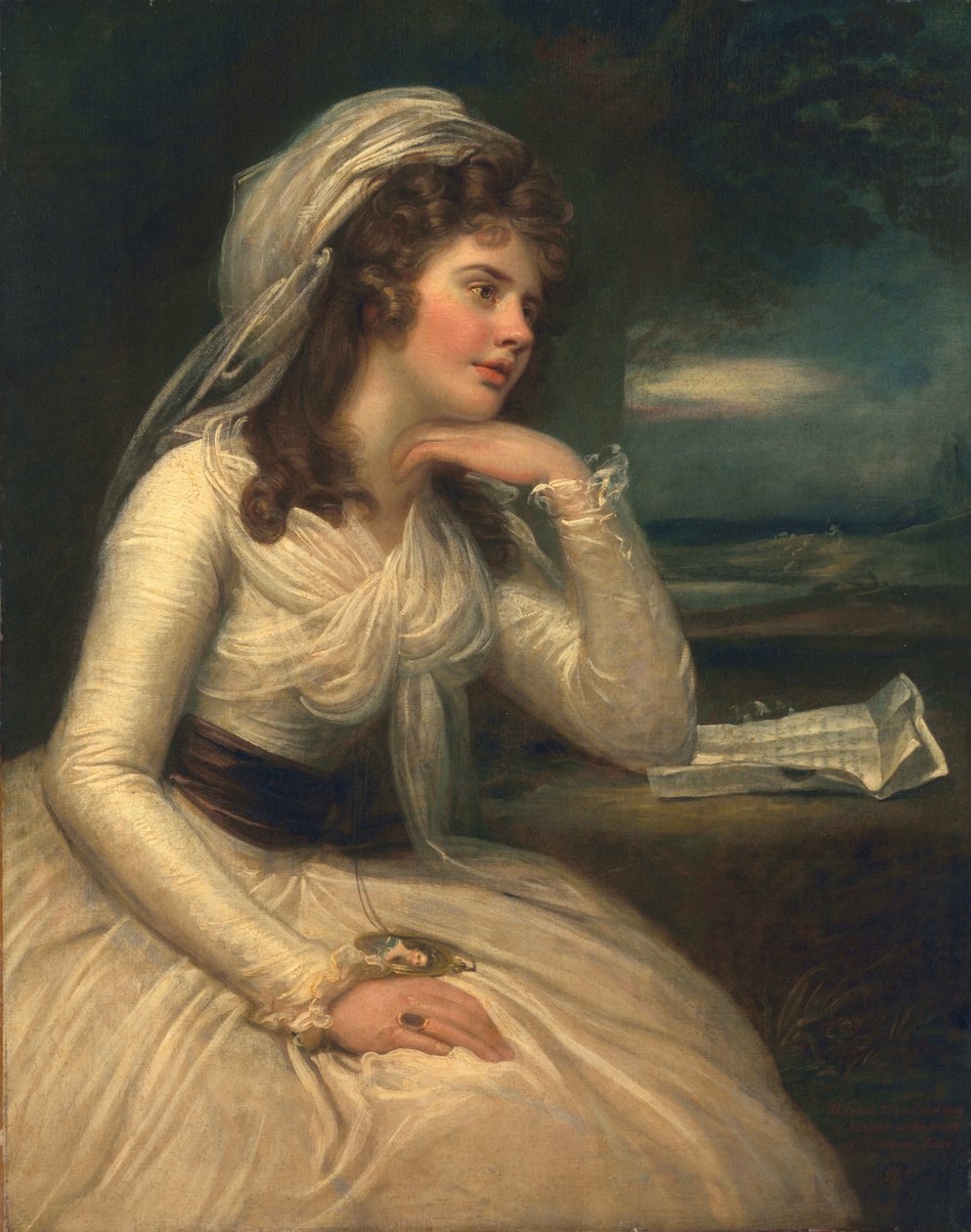 Margaret Cocks, později Margaret Smith, 1787 od Richard Cosway