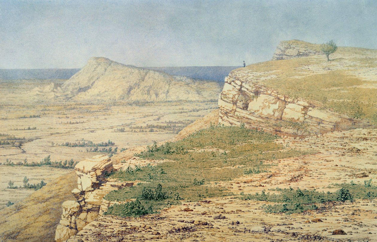 Pohled na ostrov Rhodos od Richard Dadd