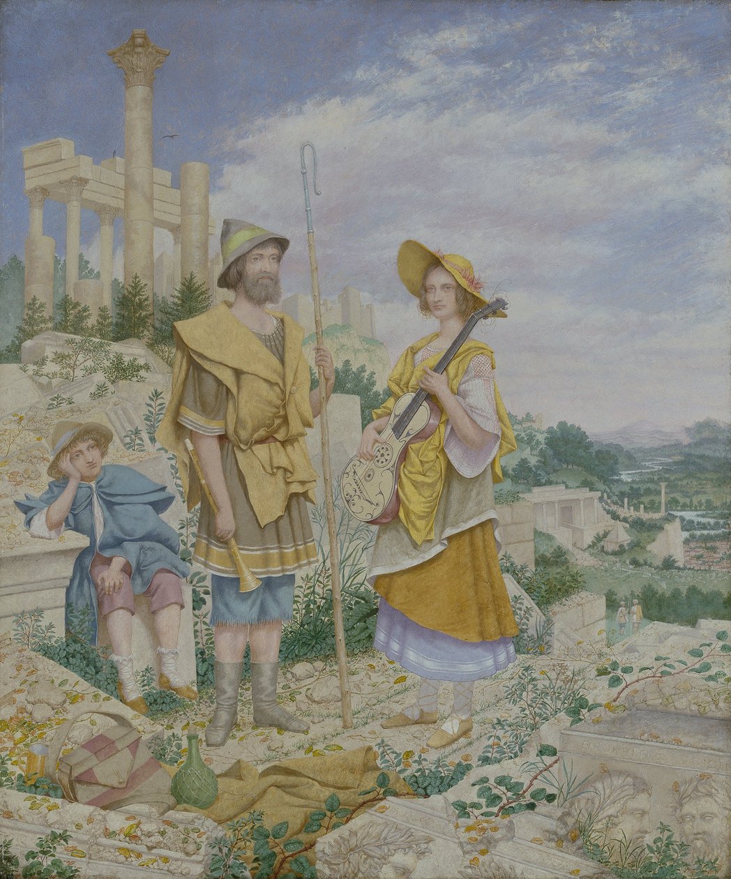 Toulaví hudebníci od Richard Dadd
