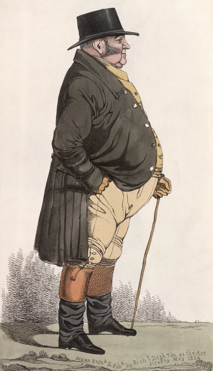 Pan Goldsmith, knižní ilustrace z „Dighton