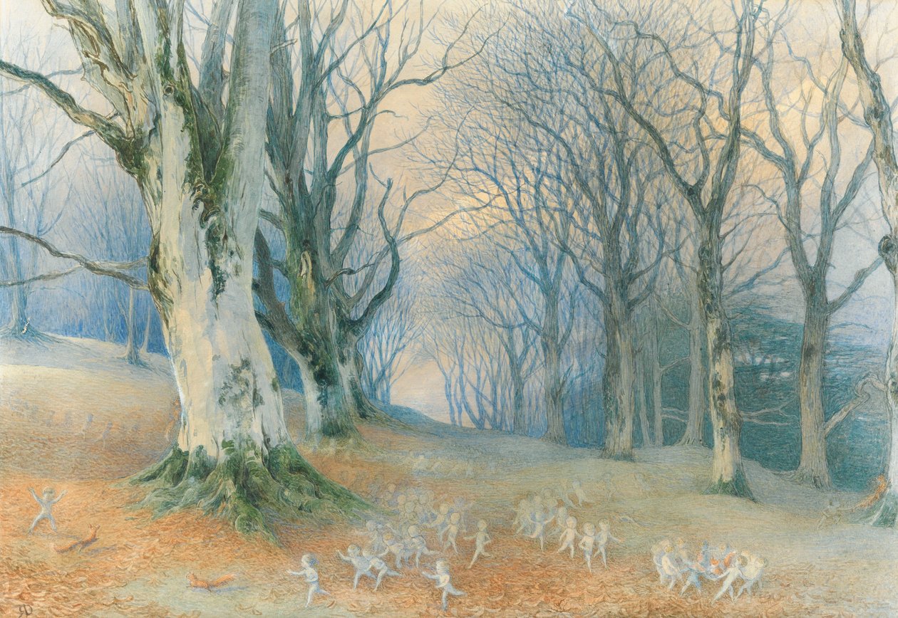 Víly a veverky, kolem roku 1870 od Richard Doyle