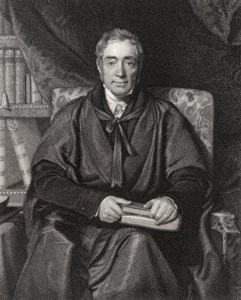 Rev. Samuel Lee, vyrytý William Thomas Fry (1789-1843) z 