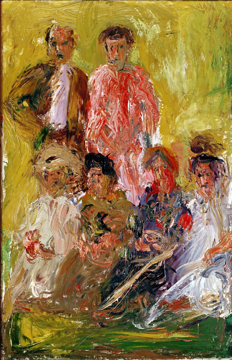 Rodina Schonbergů od Richard Gerstl