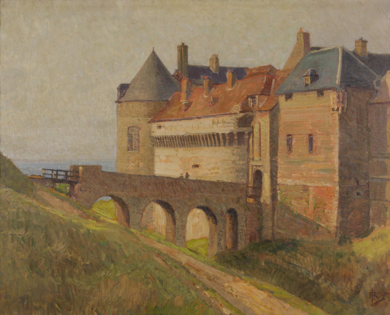 Zámek Dieppe, Francie, 1923 od Richard Heyworth