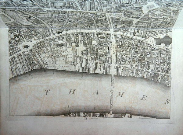 Plán City of London, zveřejněný 1813 (viz 247355-247357) od Richard Horwood