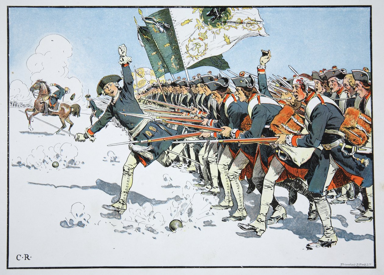 Bitva u Mollwitz, 10. dubna 1741 od Richard Knoetel
