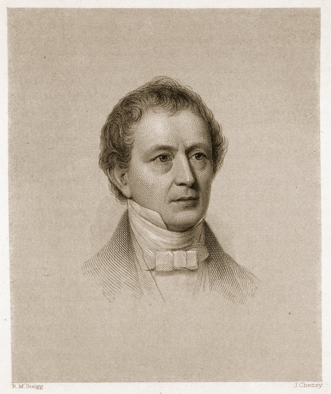 Edward Everett, vyrytý John Cheney (1801-85) od Richard Morrell Staigg