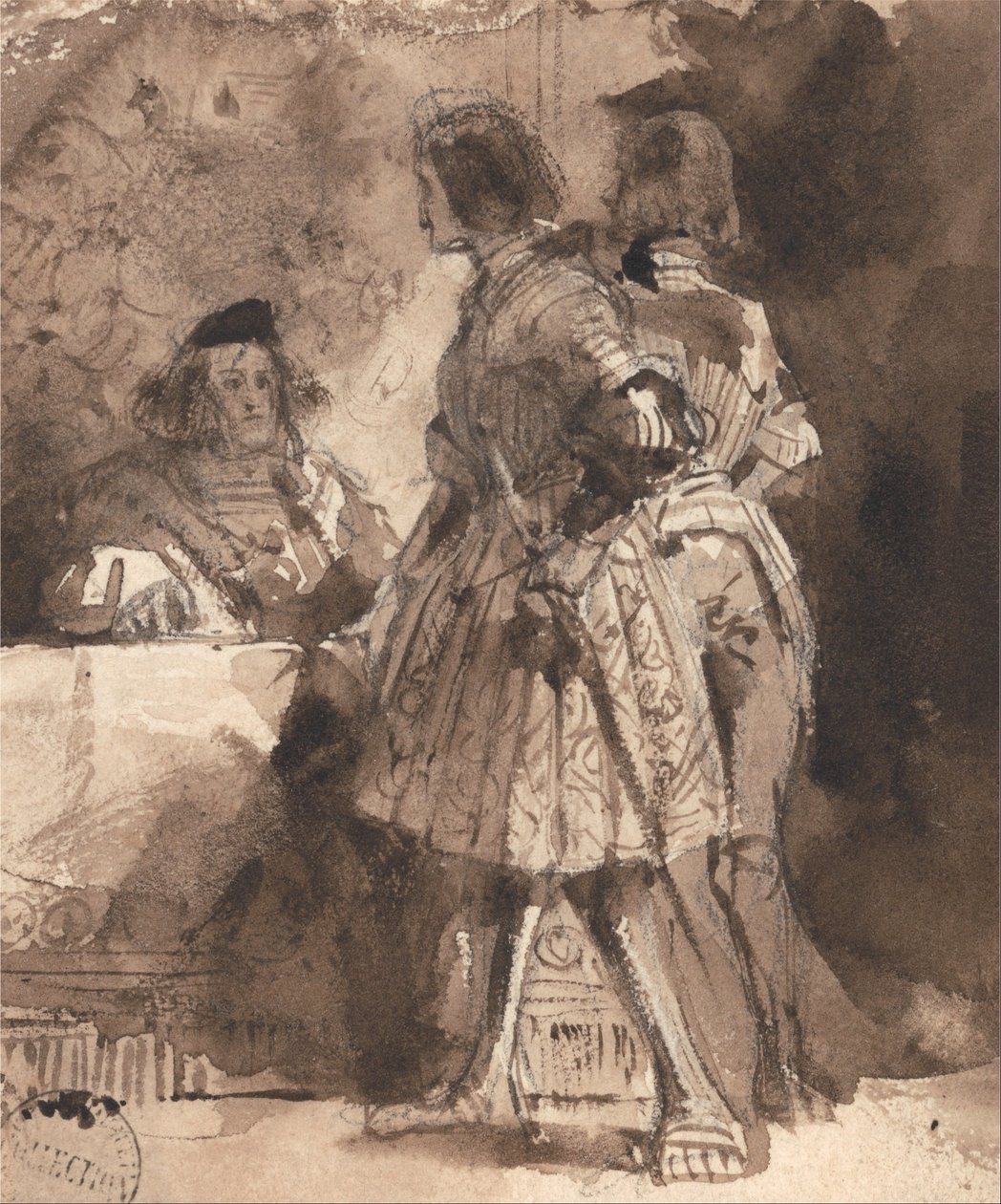 Goetz Von Berlichingen před císařským soudcem od Richard Parkes Bonington