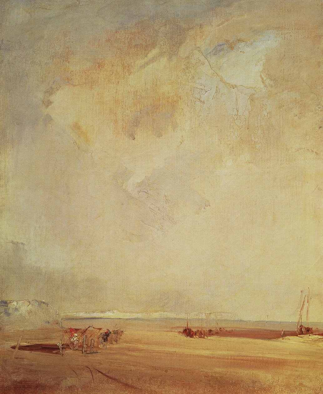 Pohled na pobřeží Normandie od Richard Parkes Bonington