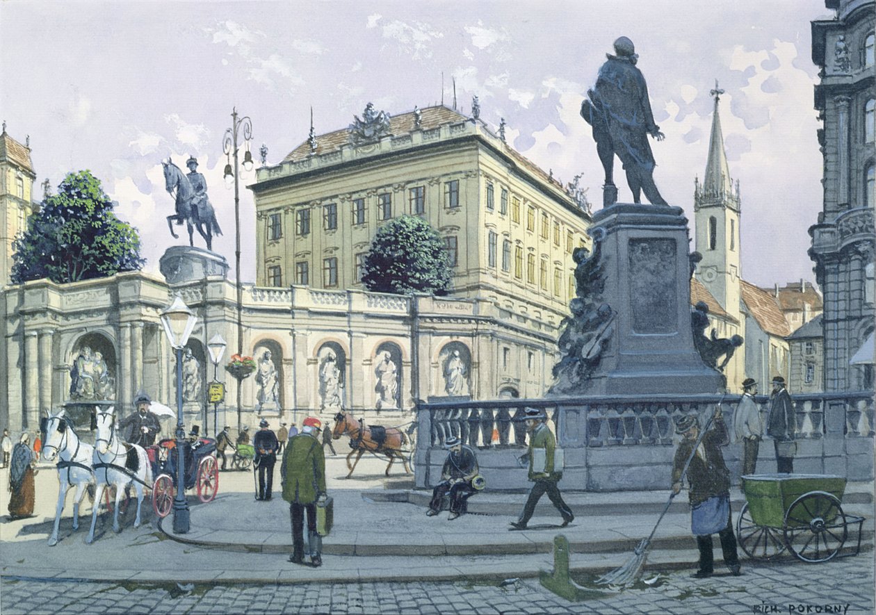 Albertina, Vídeň od Richard Pokorny
