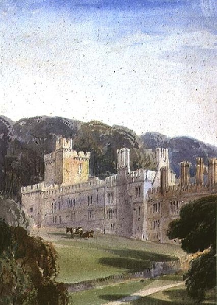 Haddon Hall (wc na papíře) od Richard Principal Leitch