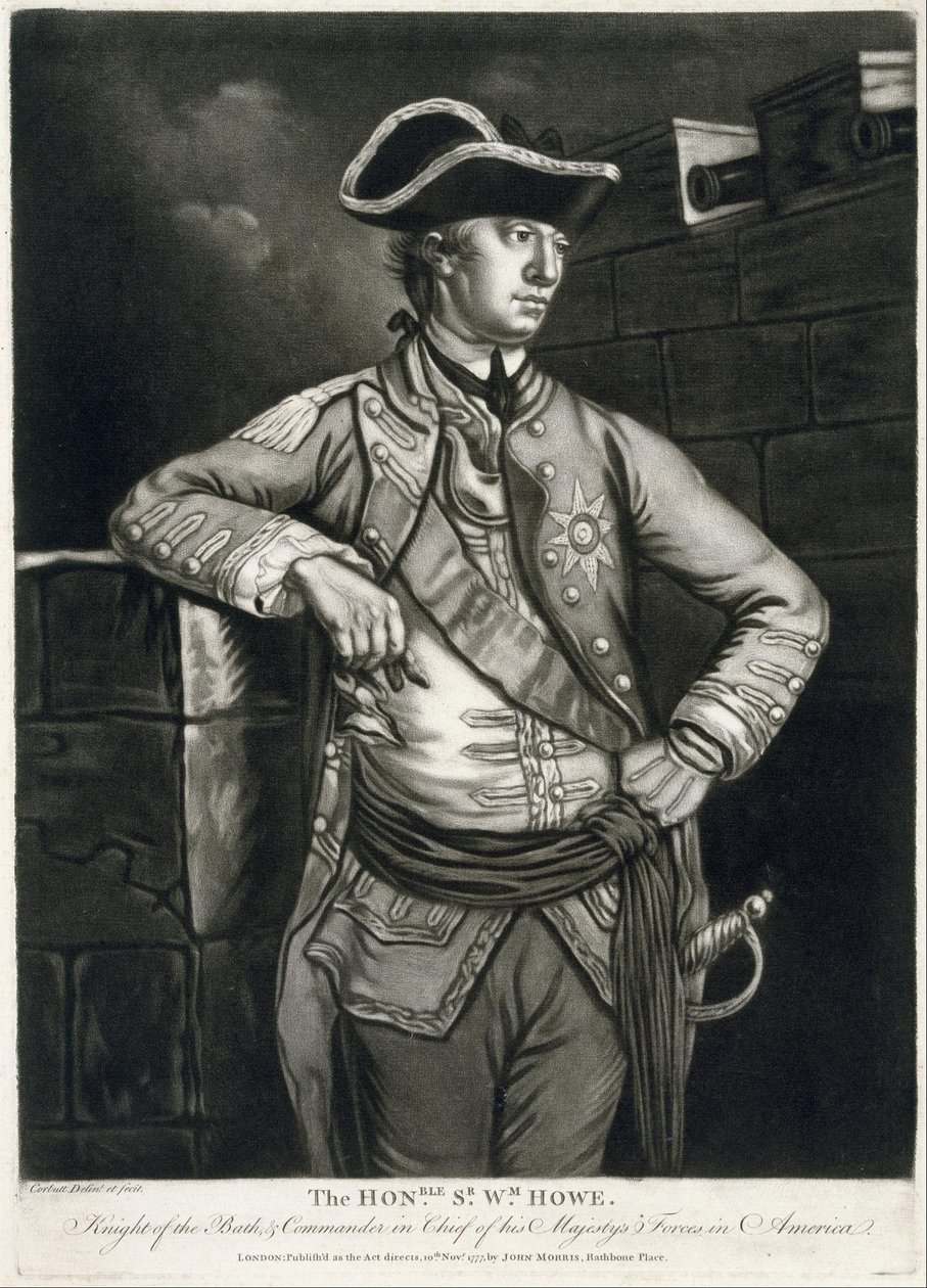 Honble. Sr. Wm. Howe, rytíř z Bathu, vrchní velitel sil Jeho Veličenstva v Ameriku ... od Richard Purcell