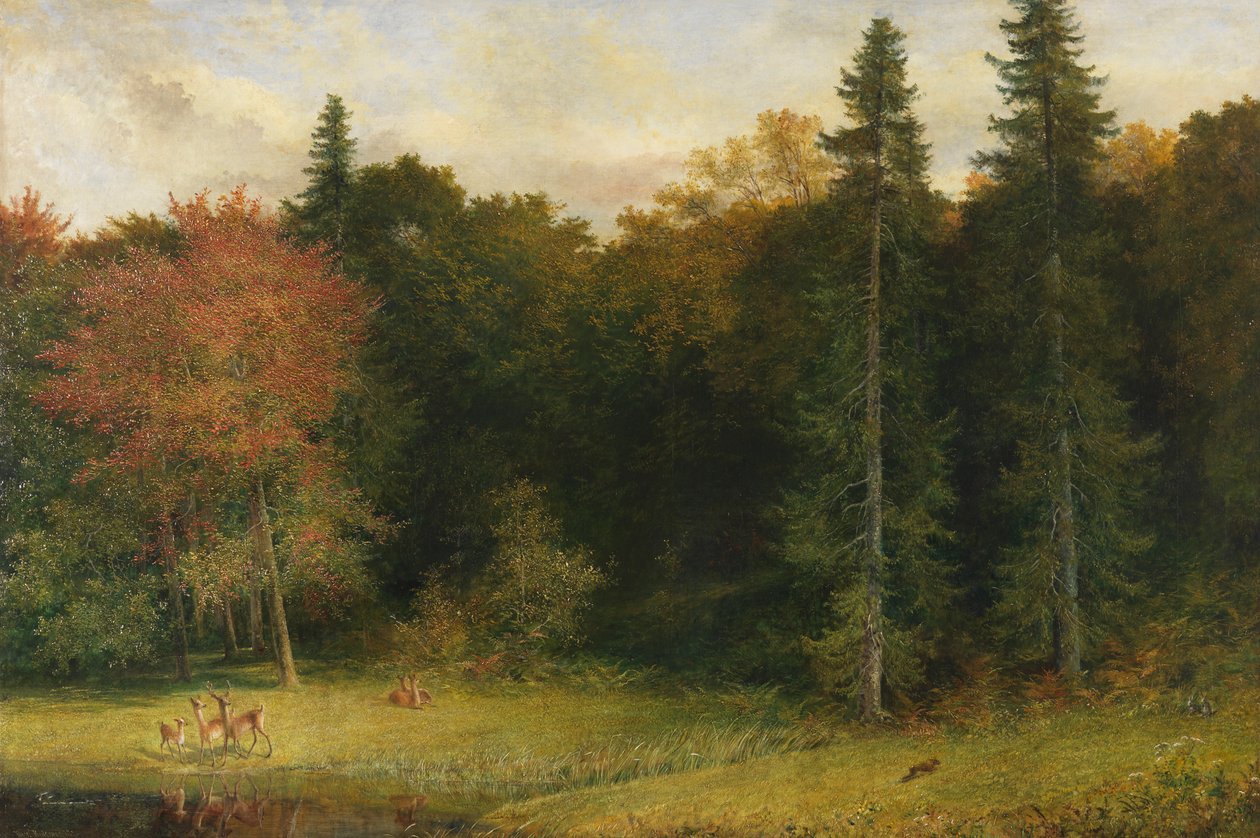 Překvapení lesníci, 1874 od Richard Redgrave
