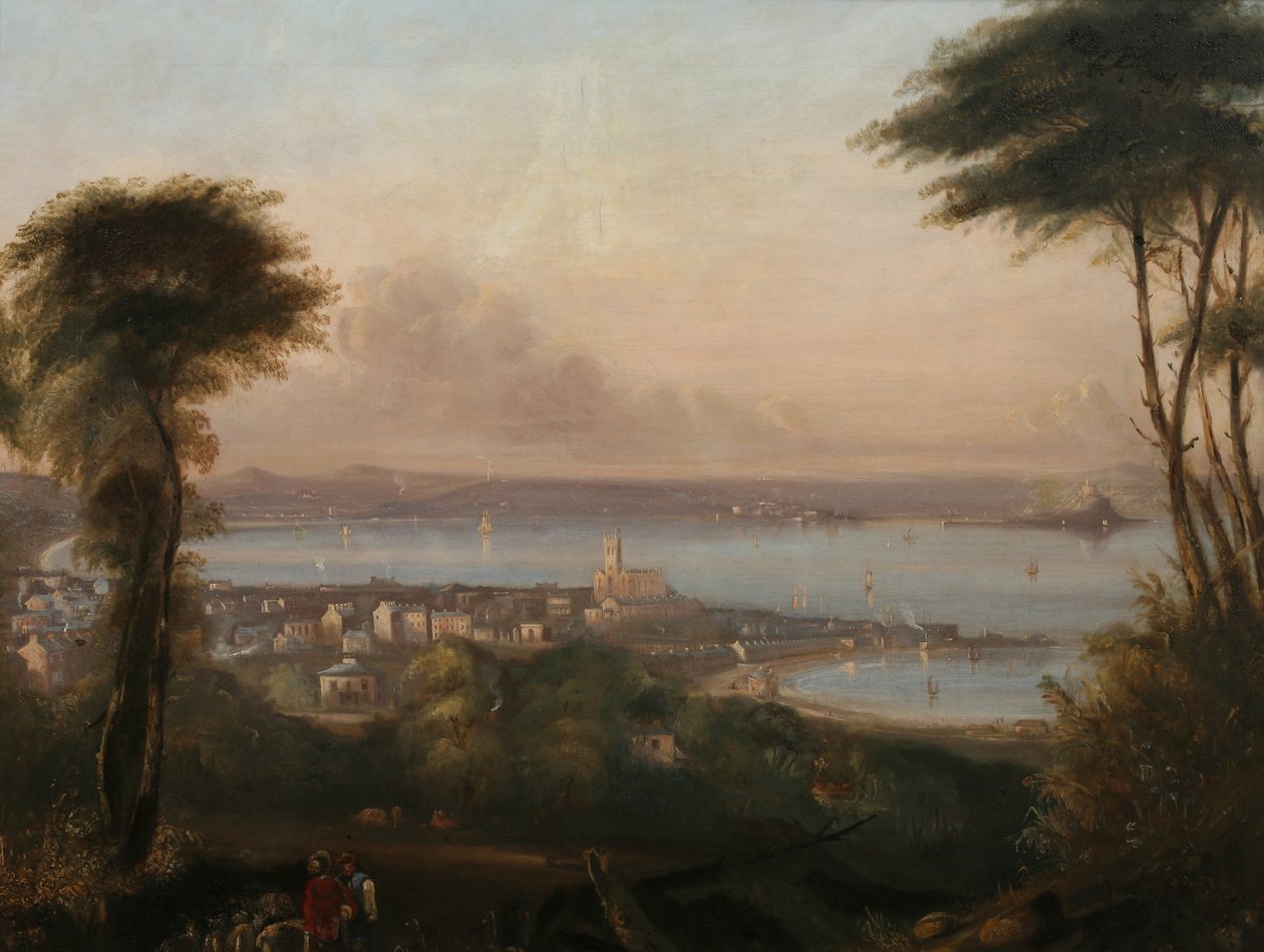 Pohled na Penzance, kolem roku 1836 od Richard Thomas Pentreath