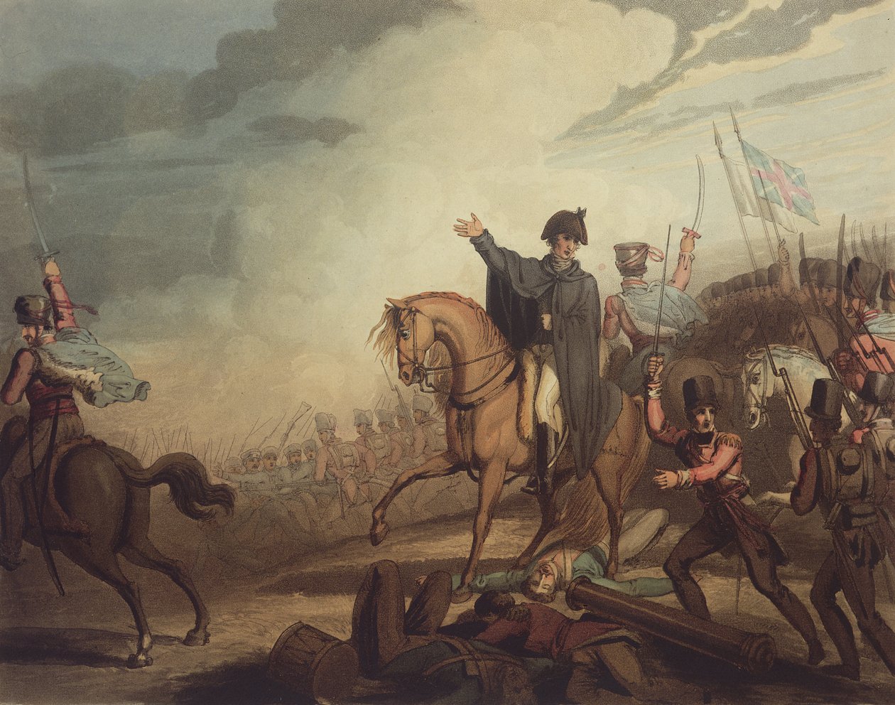 Wellington ve Waterloo od Richard Westall