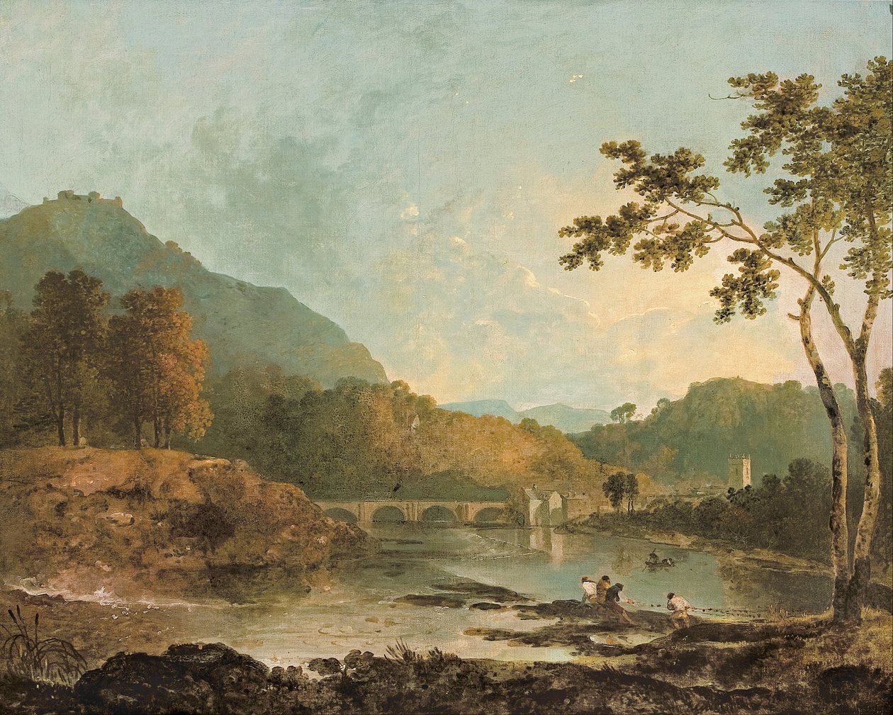 Dinas Bran z Llangollenu od Richard Wilson