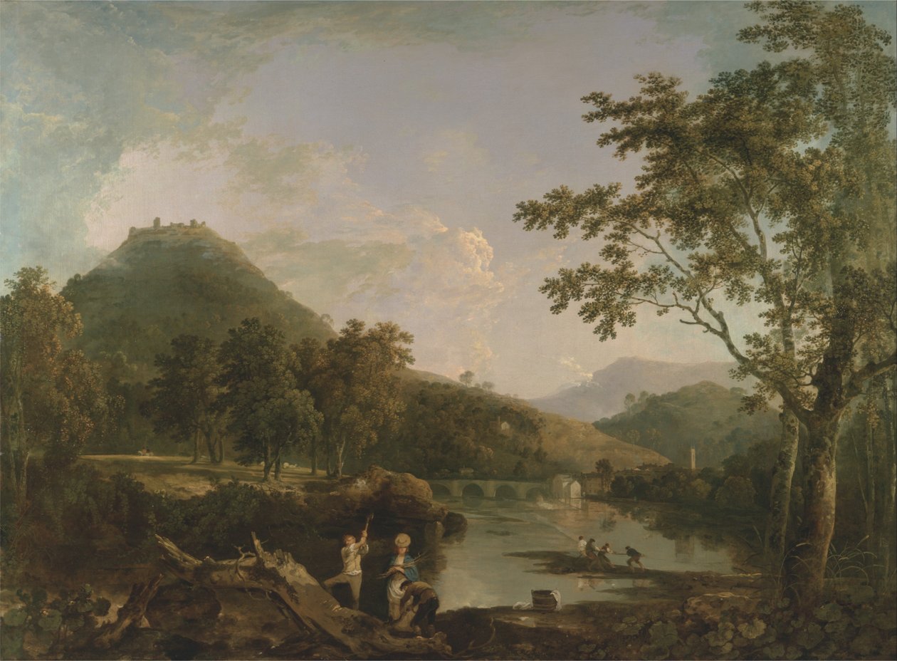 Dinas Bran z Llangollenu od Richard Wilson