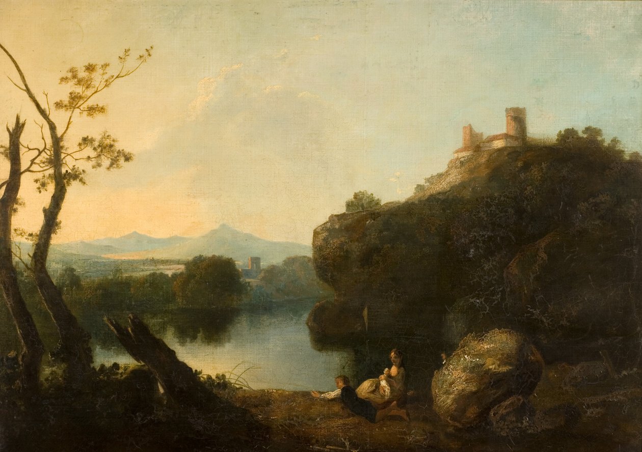 Na Arno (olej na plátně) od Richard Wilson