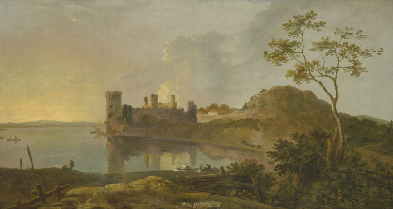 Letní večer (hrad Caernarvon) od Richard Wilson