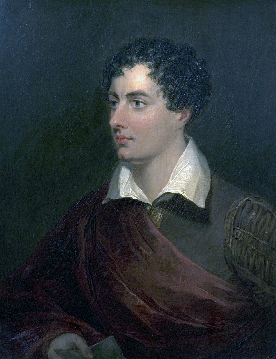 6. lord Byron, kolem roku 1825 od Richard attr. to Westall