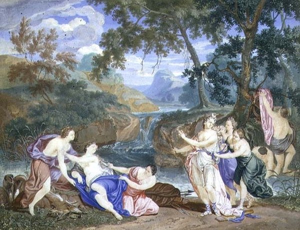 Diana a Callisto od Richard van Orley