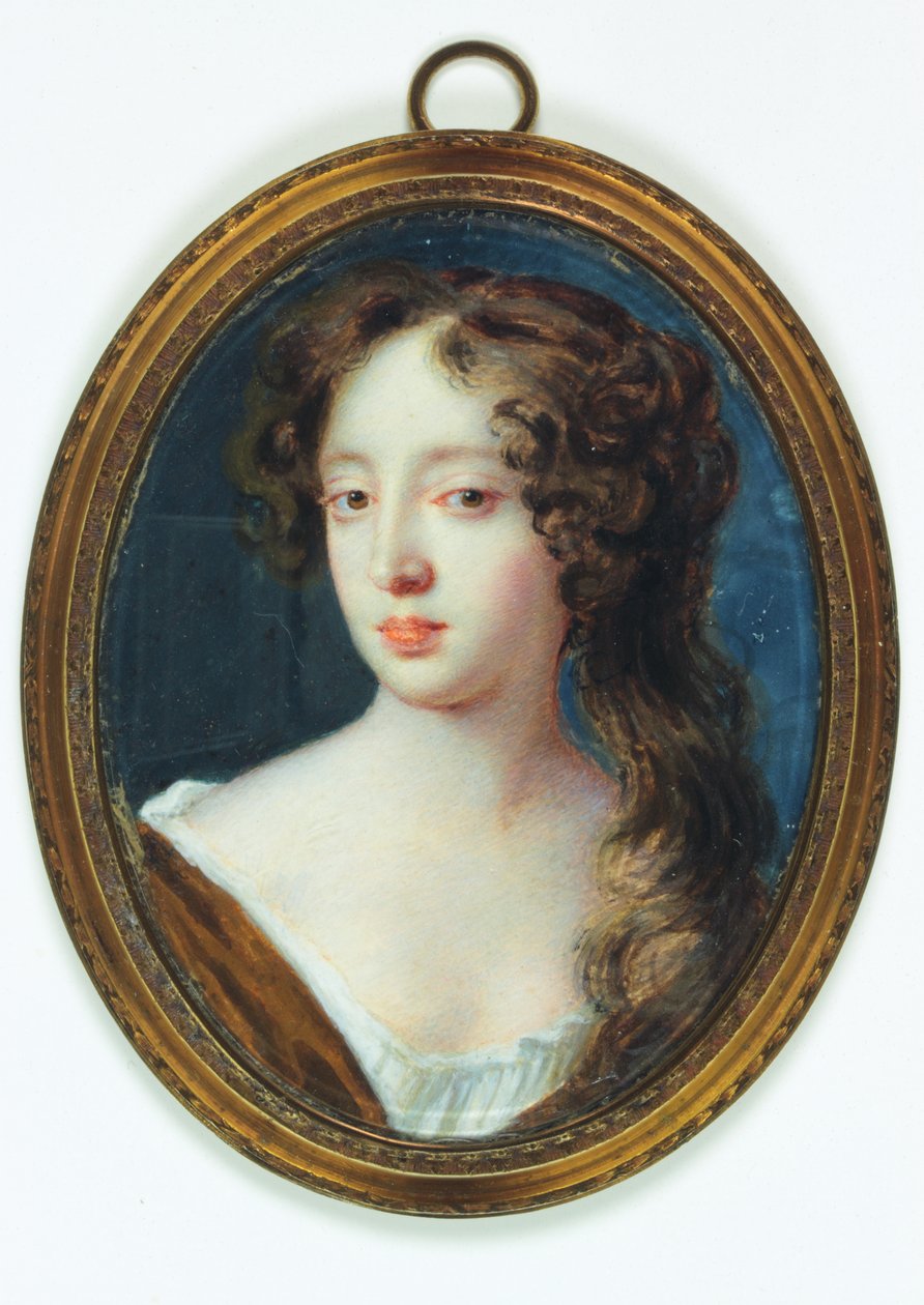 Lady Elizabeth Percy, hraběnka z Ogle (akvarel na slonovině) od Richard  Gibson