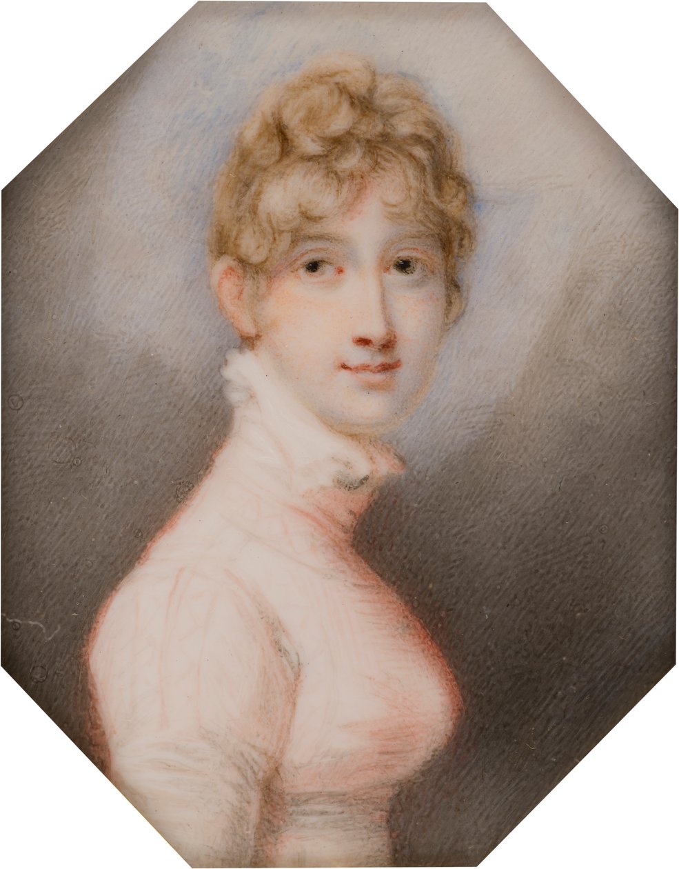 Portrét Henrietty Anny Marie Charlette Bridgeman Simpson, později paní Charles Pelham, hraběnka z Yarborough († 1813), kolem 1762-1813 (olej na plátně) od Richard (after) Cosway
