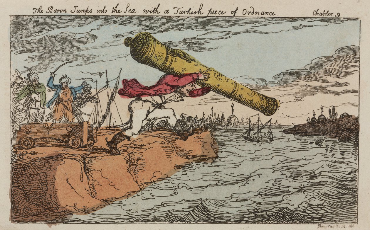 Baron Munchausen ukradne turecké dělo od John Pardon