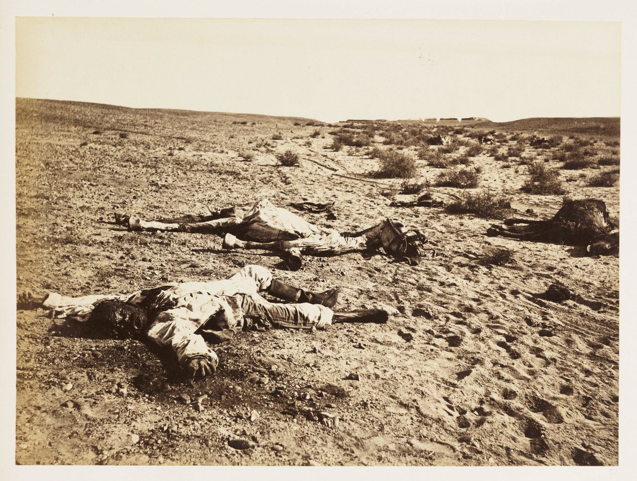 Mrtvý voják v Tel-el-Kebir, Egypt, 6. prosince 1882 od John Pardon