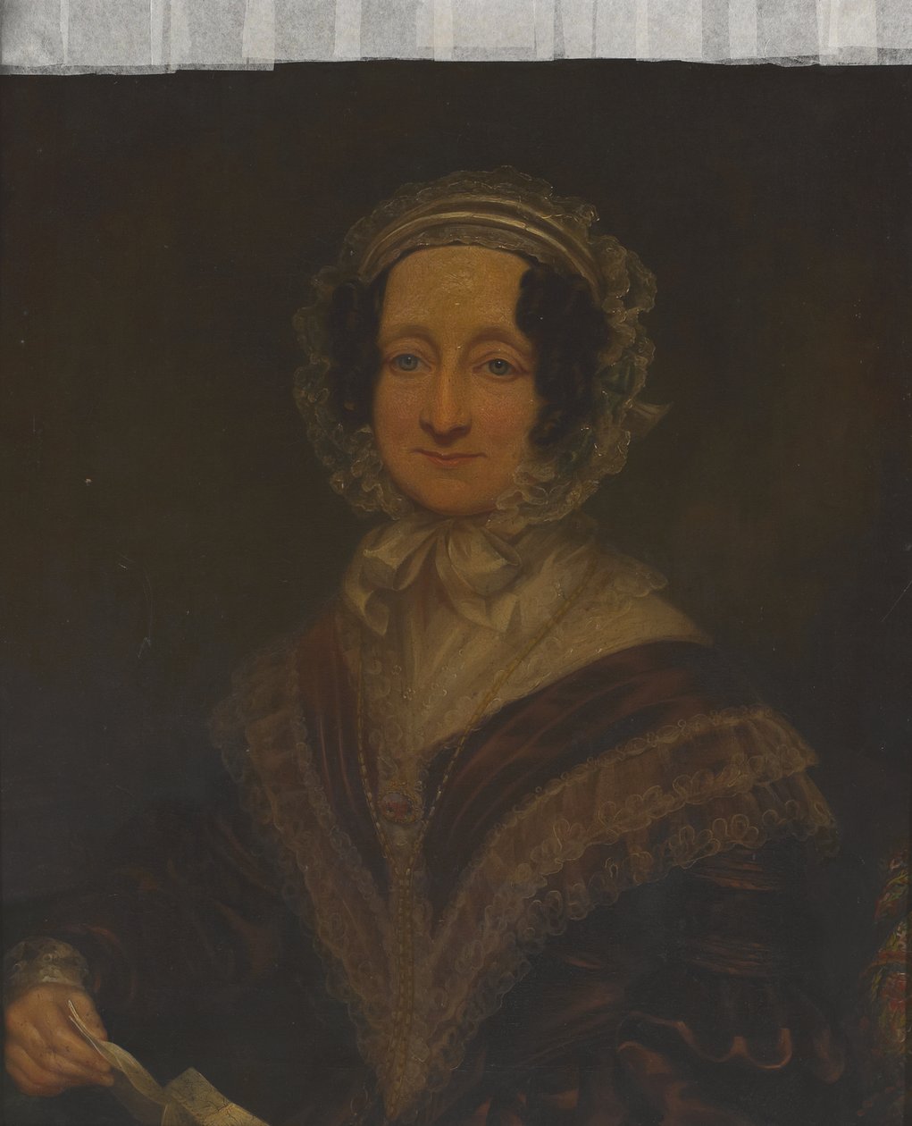 Paní Rhoda Richards, manželka generálmajora Alfreda Richardse, 31. Bengálská domorodá pěchota od Richard Augustus Clack