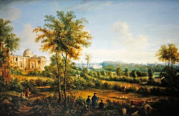 Cambridge z observatoře (olej na panelu) od Richard Bankes Harraden