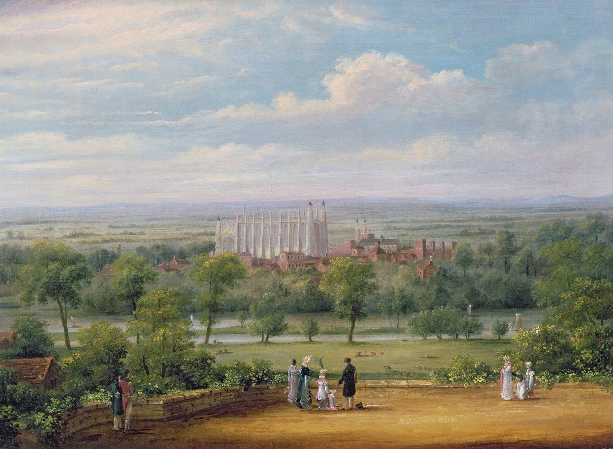 Eton College z terasy hradu Windsor od Richard Bankes Harraden