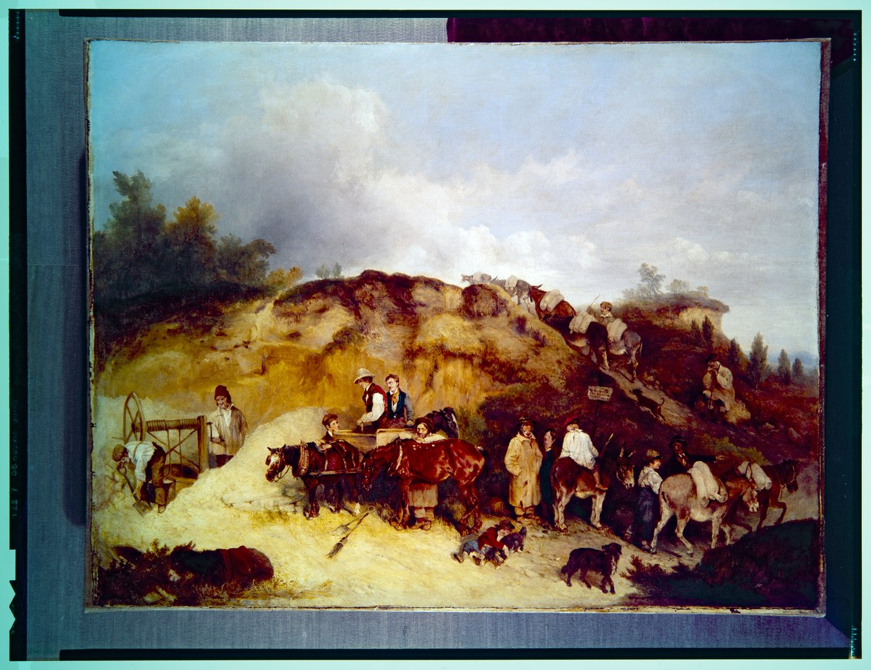 Štěrkovny, výjev z přírody (plátno) od Richard Barrett Davis