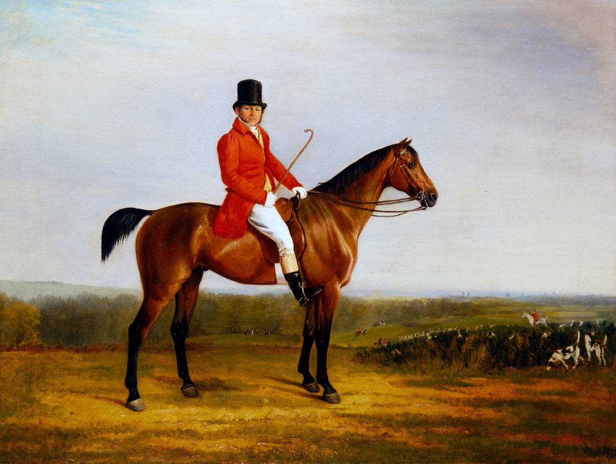 Isaac Sadler na lovci ze zálivu (olej na plátně) od Richard Barrett Davis