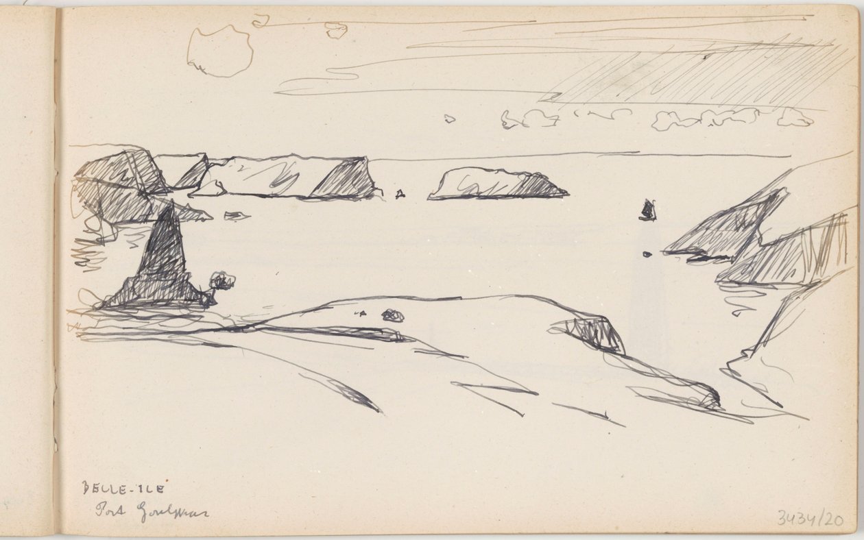 Belle-Île-en-Mer, Port Goulphar od Richard Baseleer