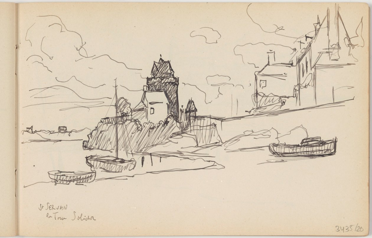 Saint-Servan, věž Solidor od Richard Baseleer