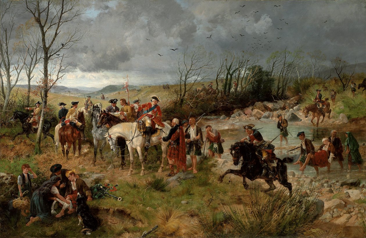 Zastavení prince Charlese Edwarda na břehu Nairne, 1878 od Richard Beavis