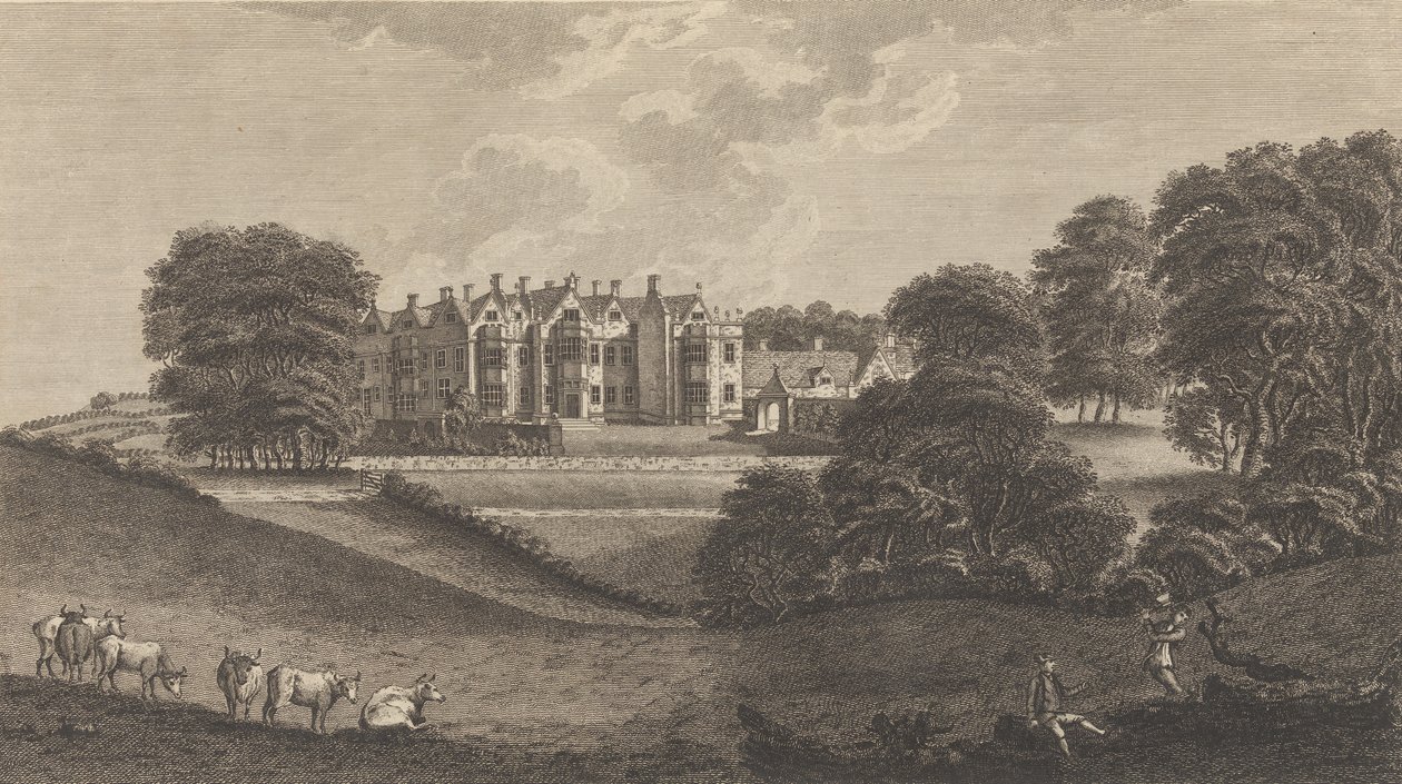 Somerhill, poblíž Tunbridge, v hrabství Kent, od Edwarda Hasteda, The History and..., 1777-90. od Richard Bernard Godfrey