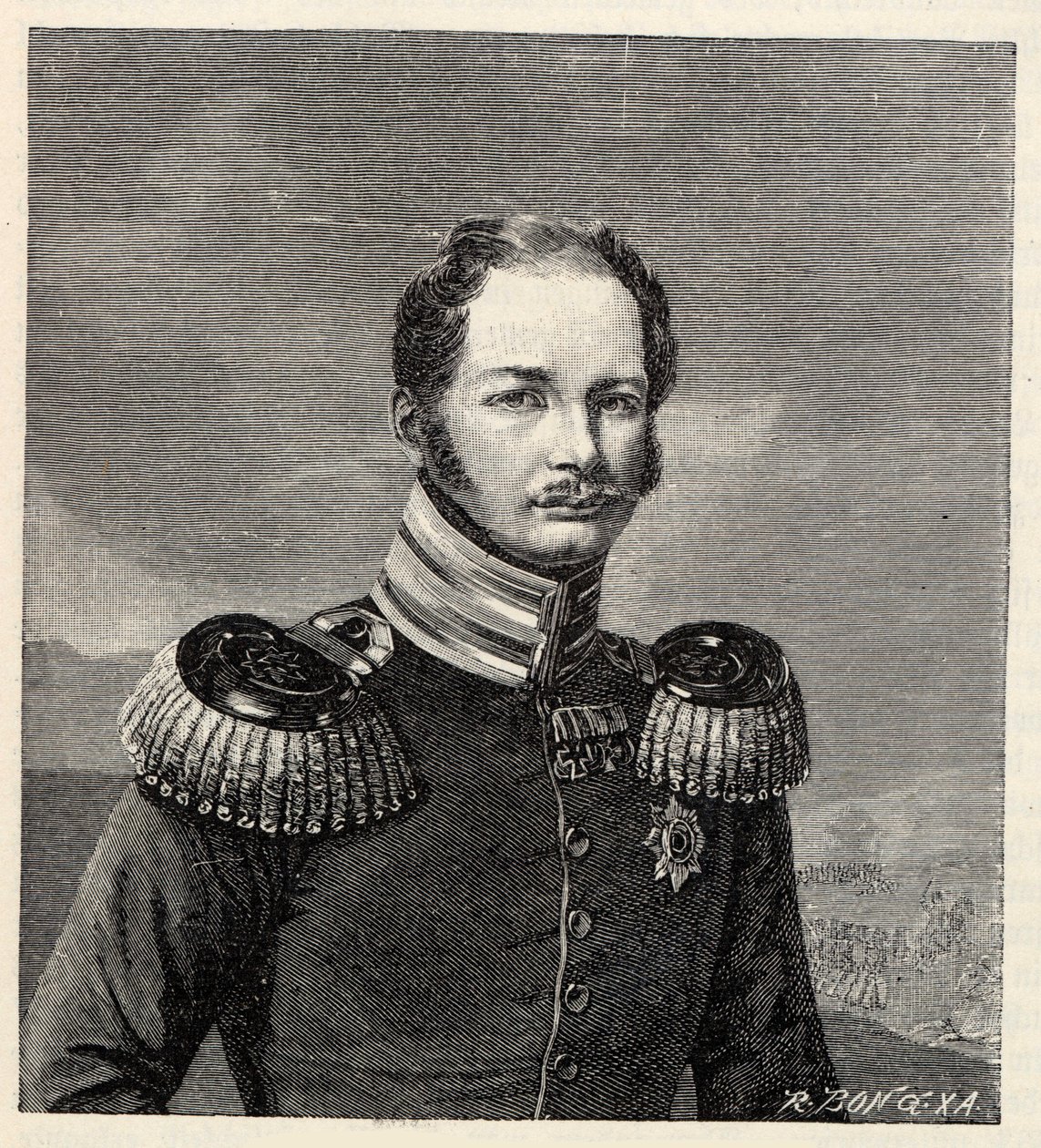 Princ William Pruský 1797-1888, 1835. od Richard Bong