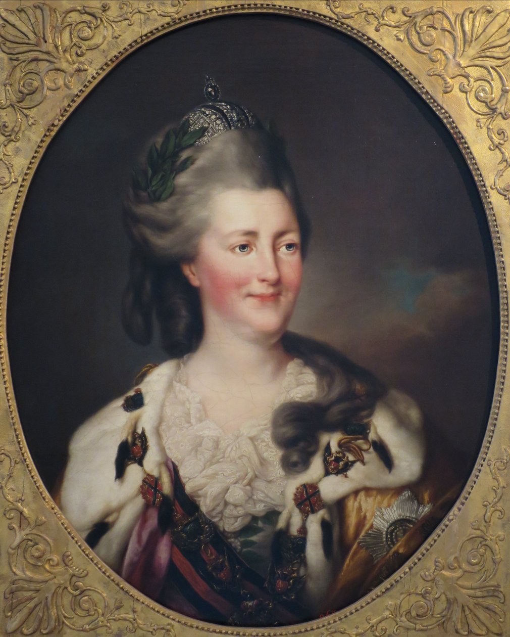 Portrét Kateřiny II. od Richard Brompton
