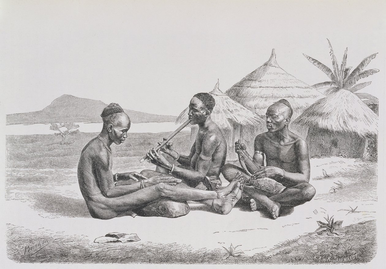 Shuli black hraje hudbu, z 