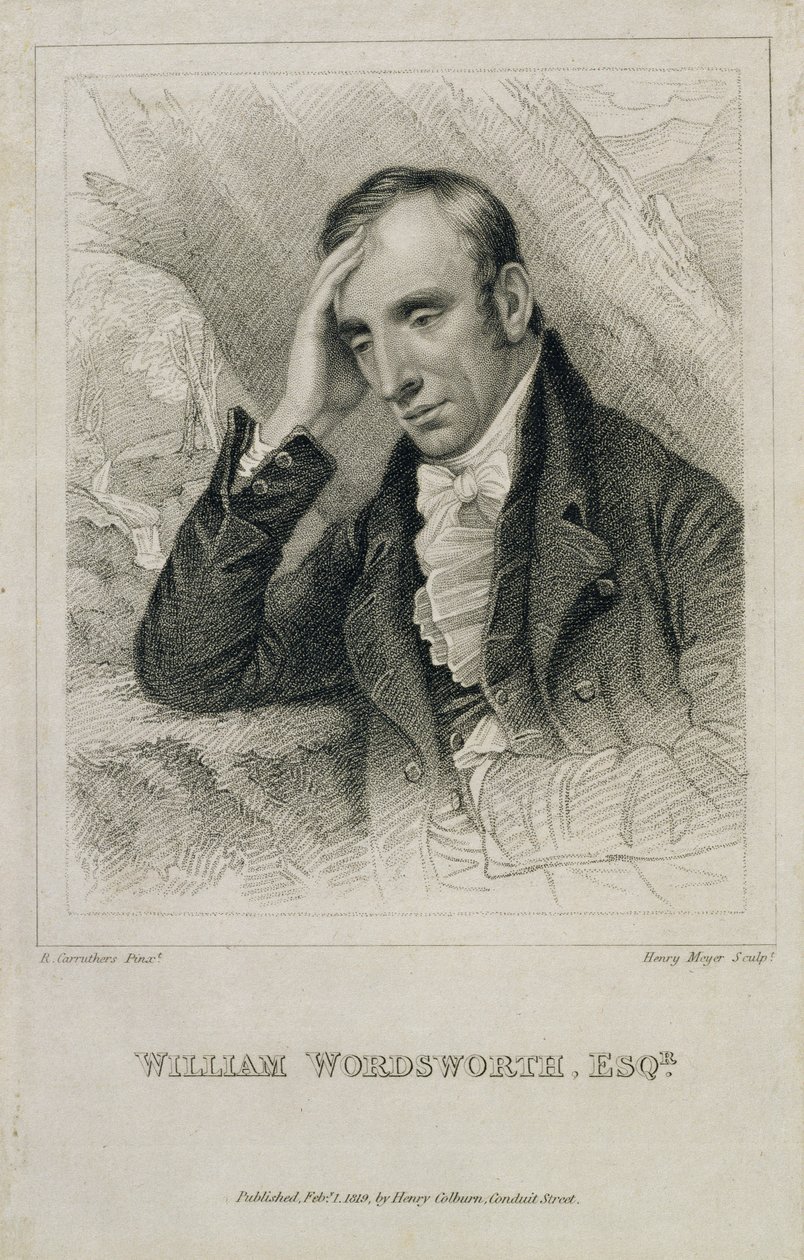 William Wordsworth (1770-1850), vyryl Henry Meyer (1782-1847), 1819 od Richard Carruthers