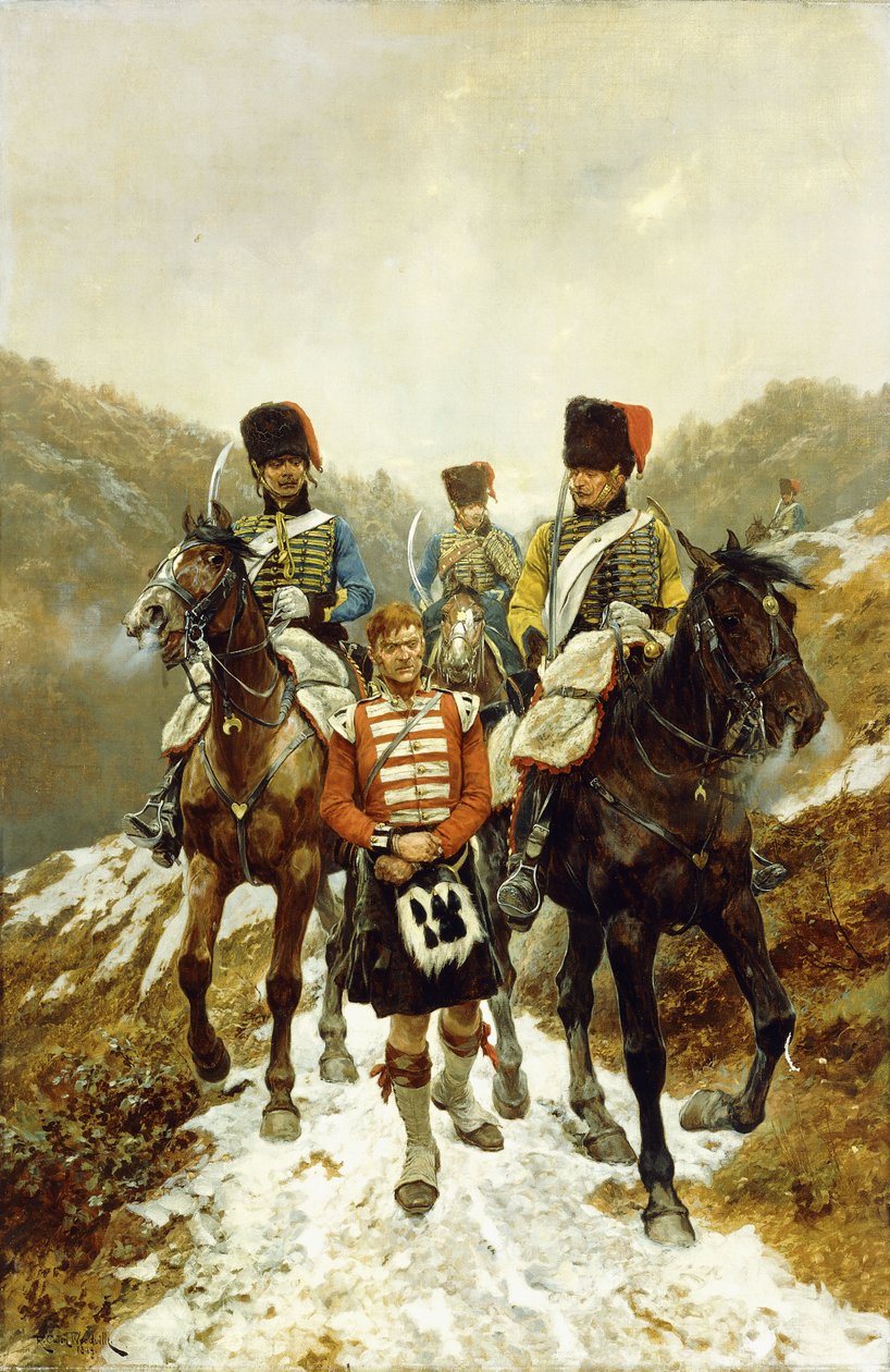 Dobyt, ale ne pokořen, 1899 od Richard Caton II Woodville