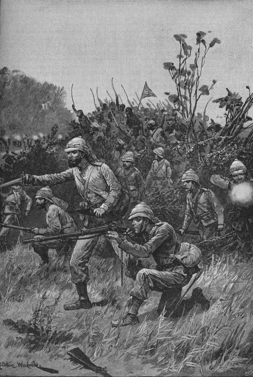 The Bonny Men Led The Advance, 1902 od Richard Caton II Woodville
