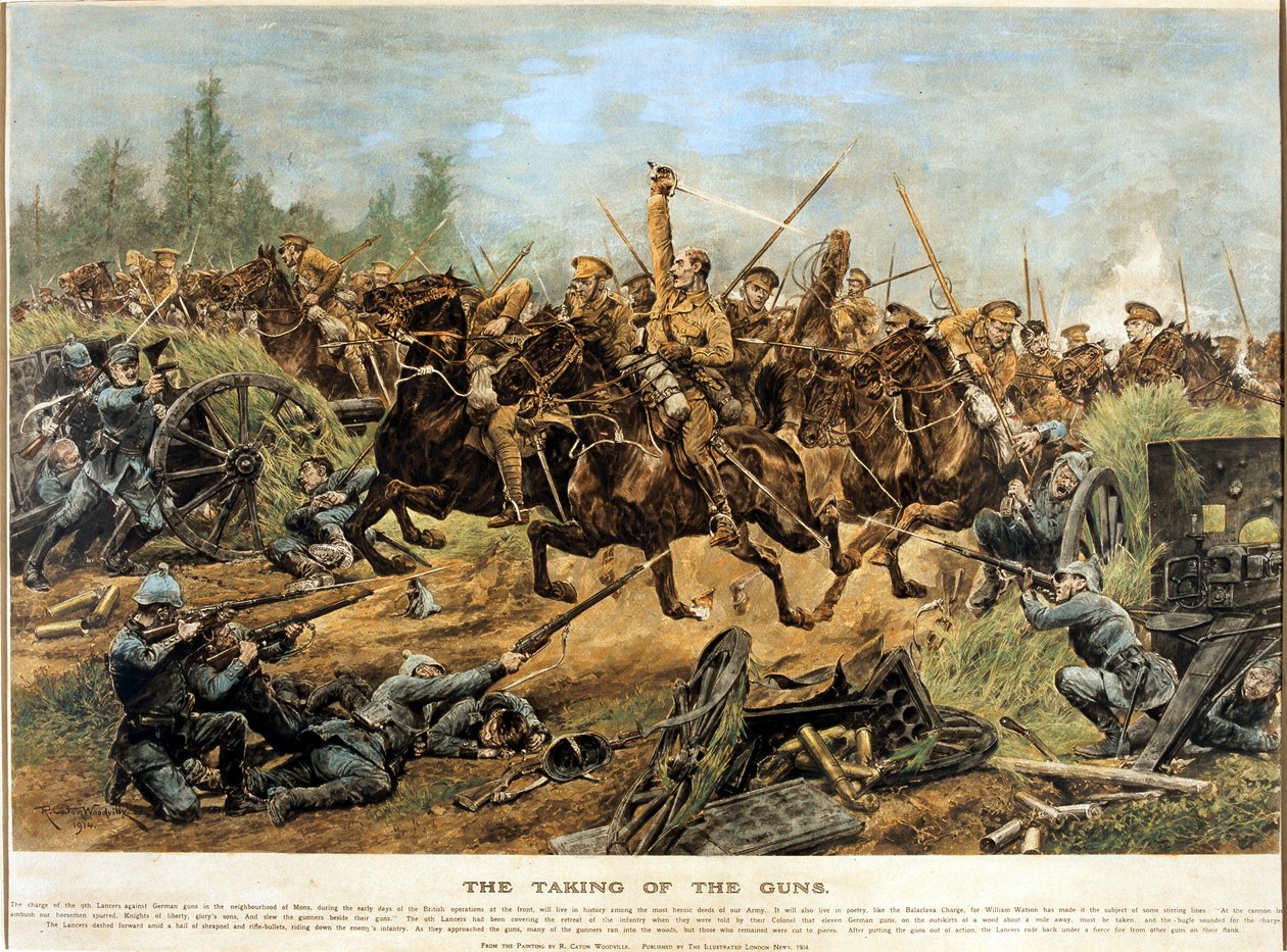 The Taking of the Guns, 1914 od Richard Caton II Woodville