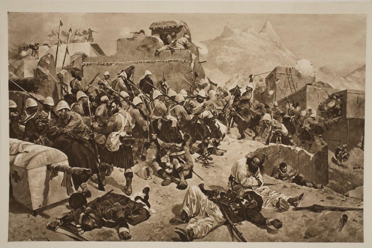 Candahar: The 92nd Highlanders and the 2nd Gurkhas Storming Gaudi Mullah Sahibdad, from 