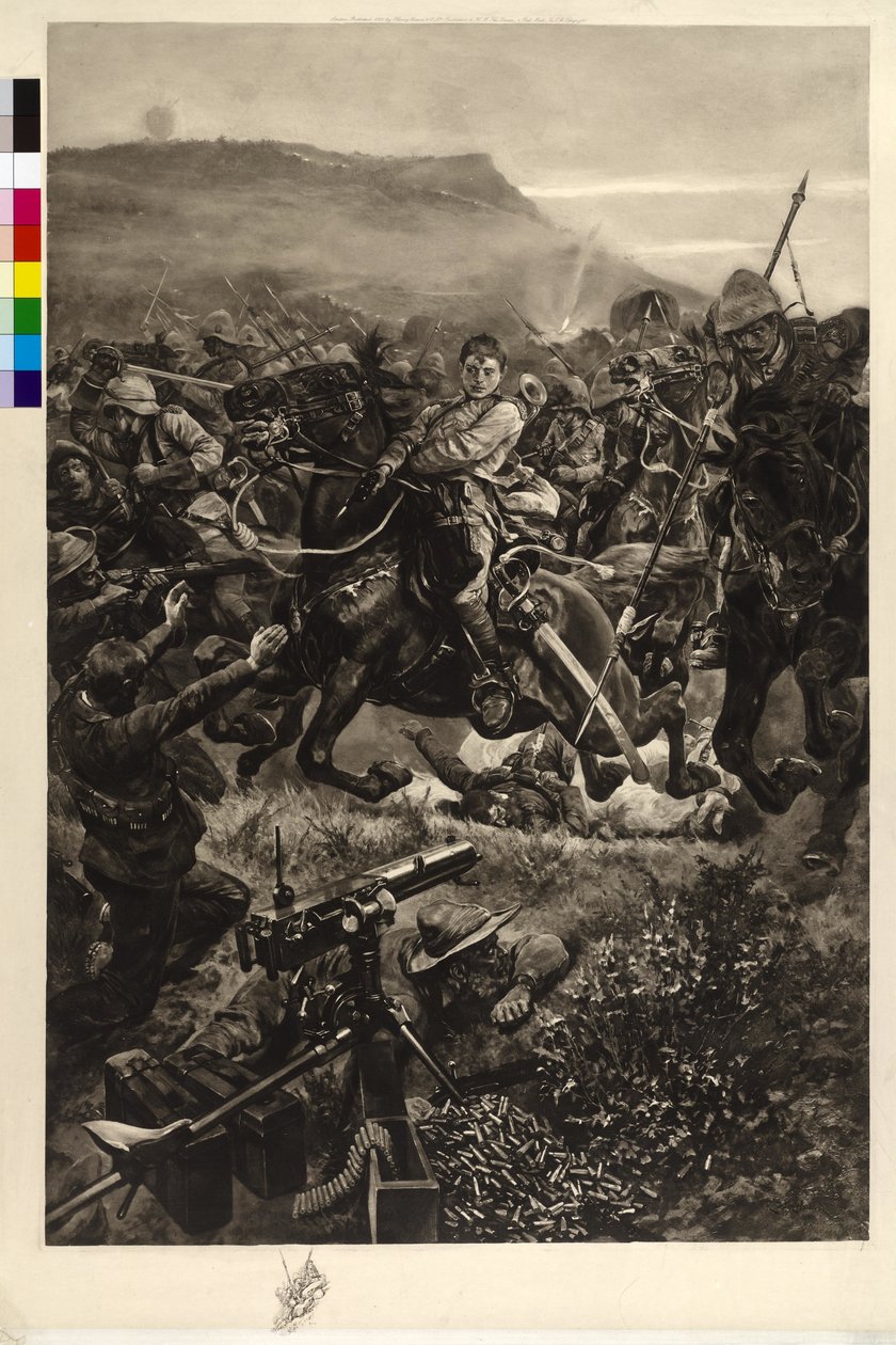 Útok jezdectva od Richard Caton Woodville
