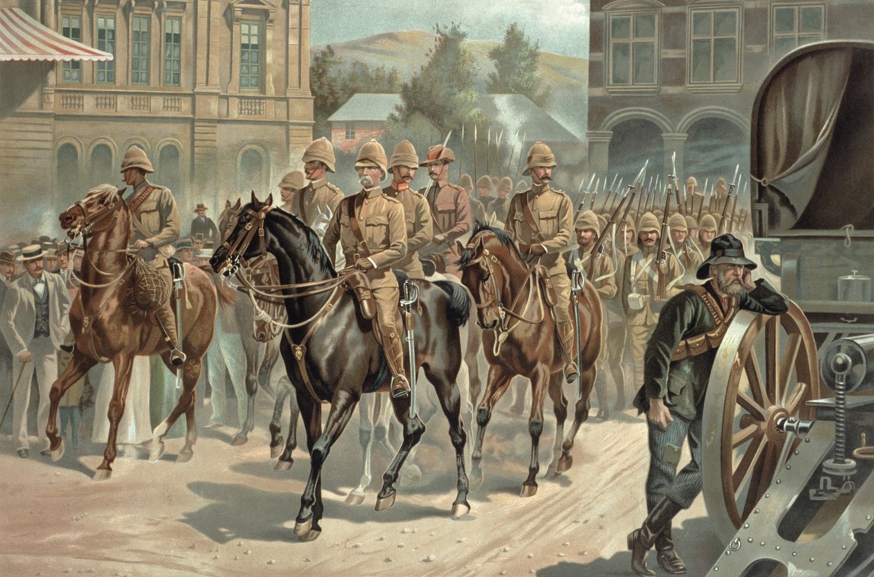 Vstup lorda Robertse (1832-1914) do Pretorie 5. června 1900 od Richard Caton Woodville
